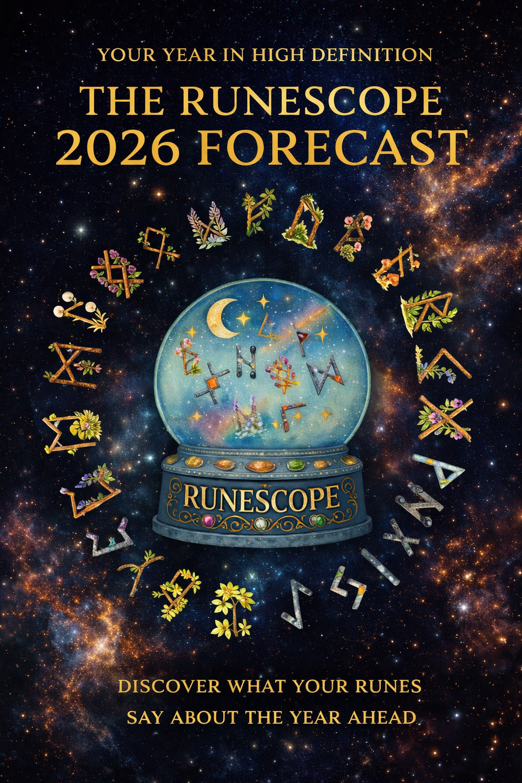 RúnaSpá 2026: Árið þitt í háskerpu