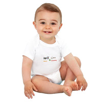 RuneScope Original Personalized Birth & Fate Rune Tee | Your Child's Story in Symbols - Organic Baby Short Sleeve Bodysuit | SOL'S Organic Bambino 01192