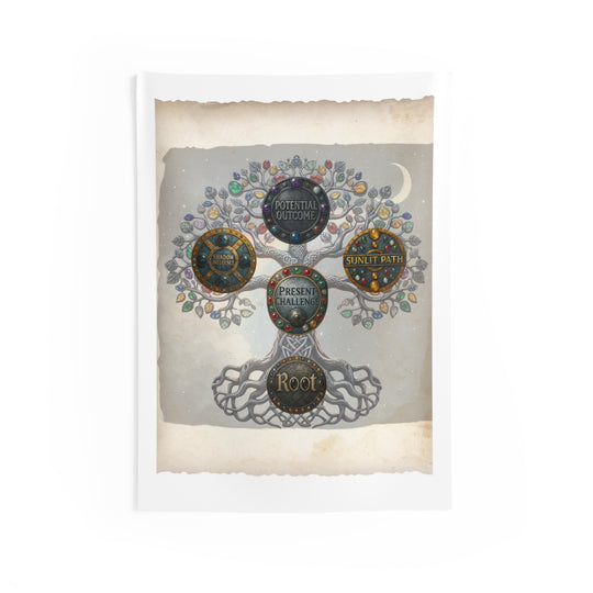Yggdrasil & the 5 Rune Spread — Spiritual RuneCasting Cloth