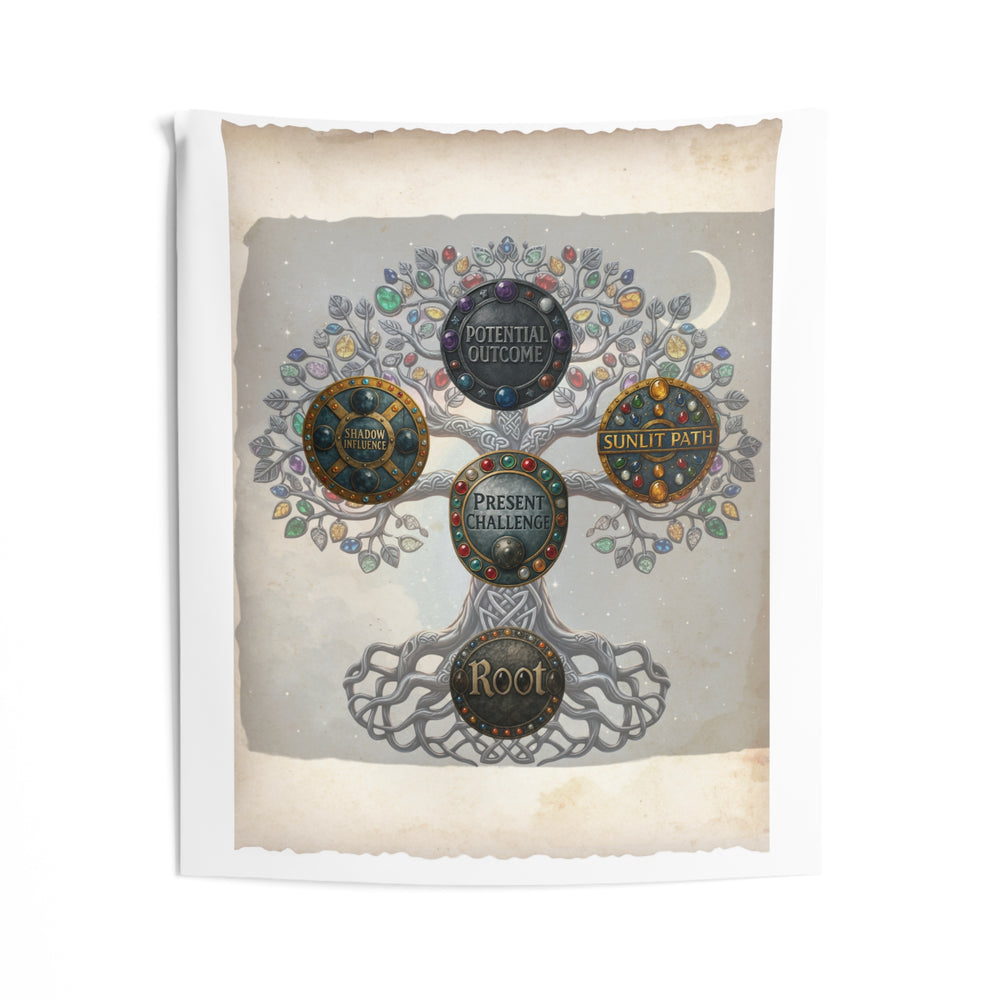 Yggdrasil & the 5 Rune Spread — Spiritual RuneCasting Cloth
