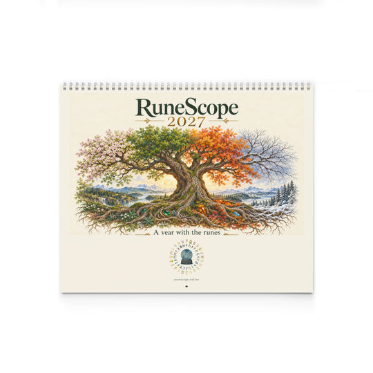 RuneScope 2027 Wall Calendar — Birth & Fate, Holidays & Traditions