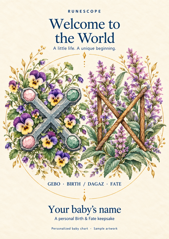 Welcome to the World - Custom Baby RuneScope Chart