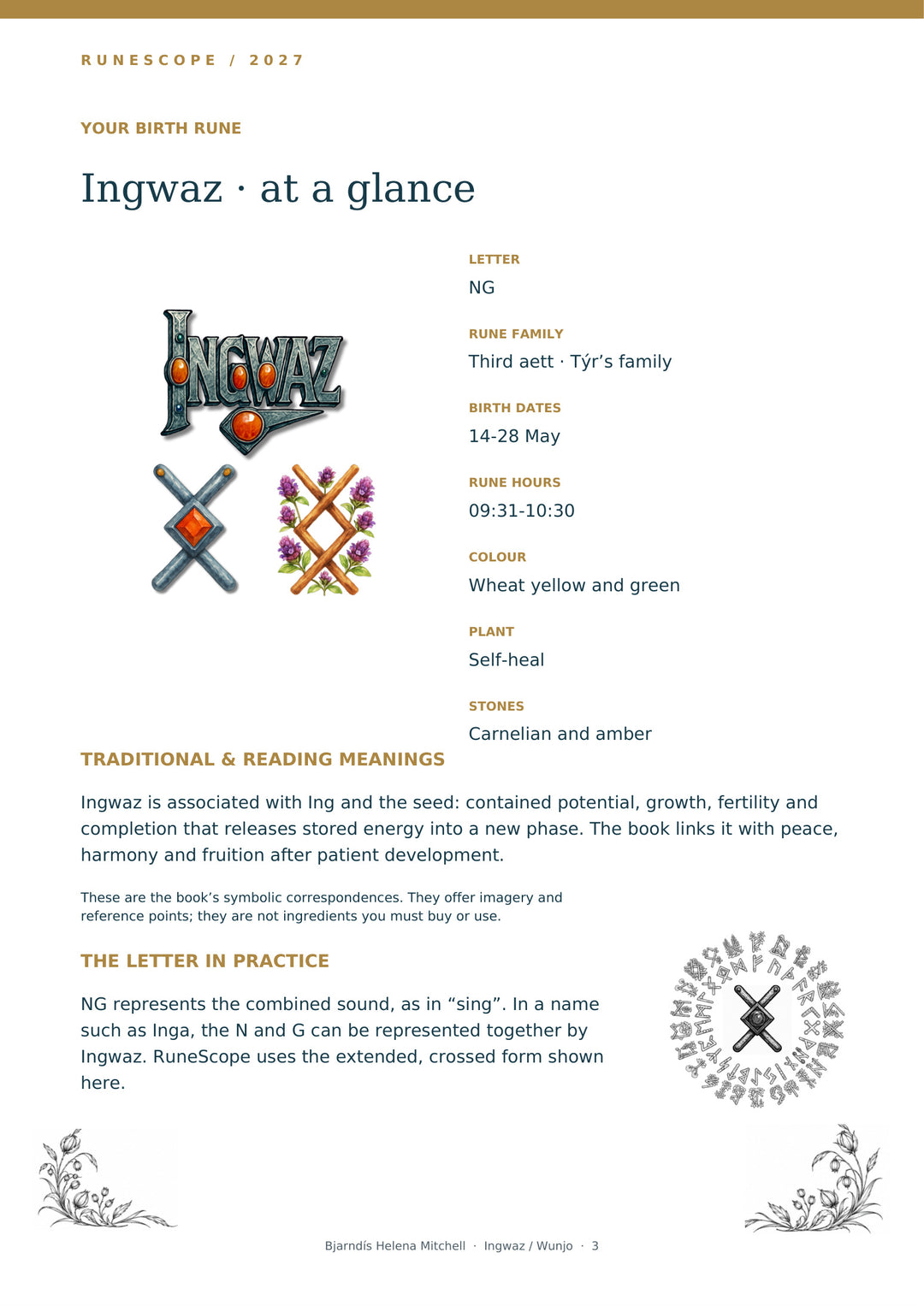 Your Birth & Fate Rune Portrait — Personal RuneScope Report