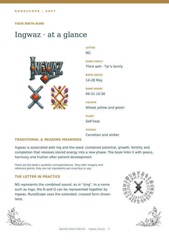 Your Birth & Fate Rune Portrait — Personal RuneScope Report