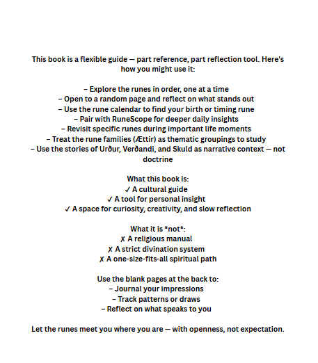 Illustrated E-Book to the Nordic Runes in English