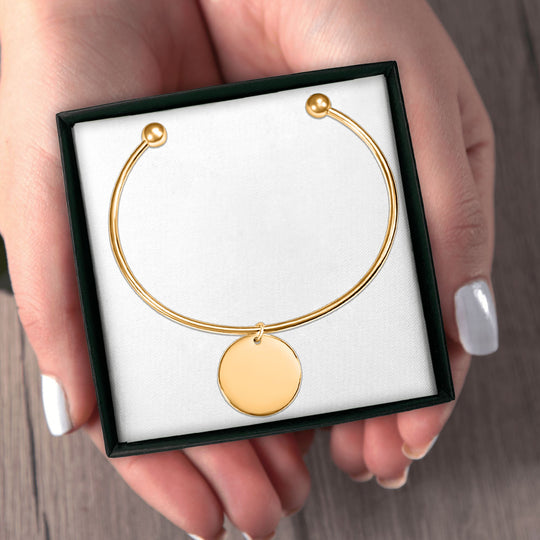 Loved by Bangle Bracelet