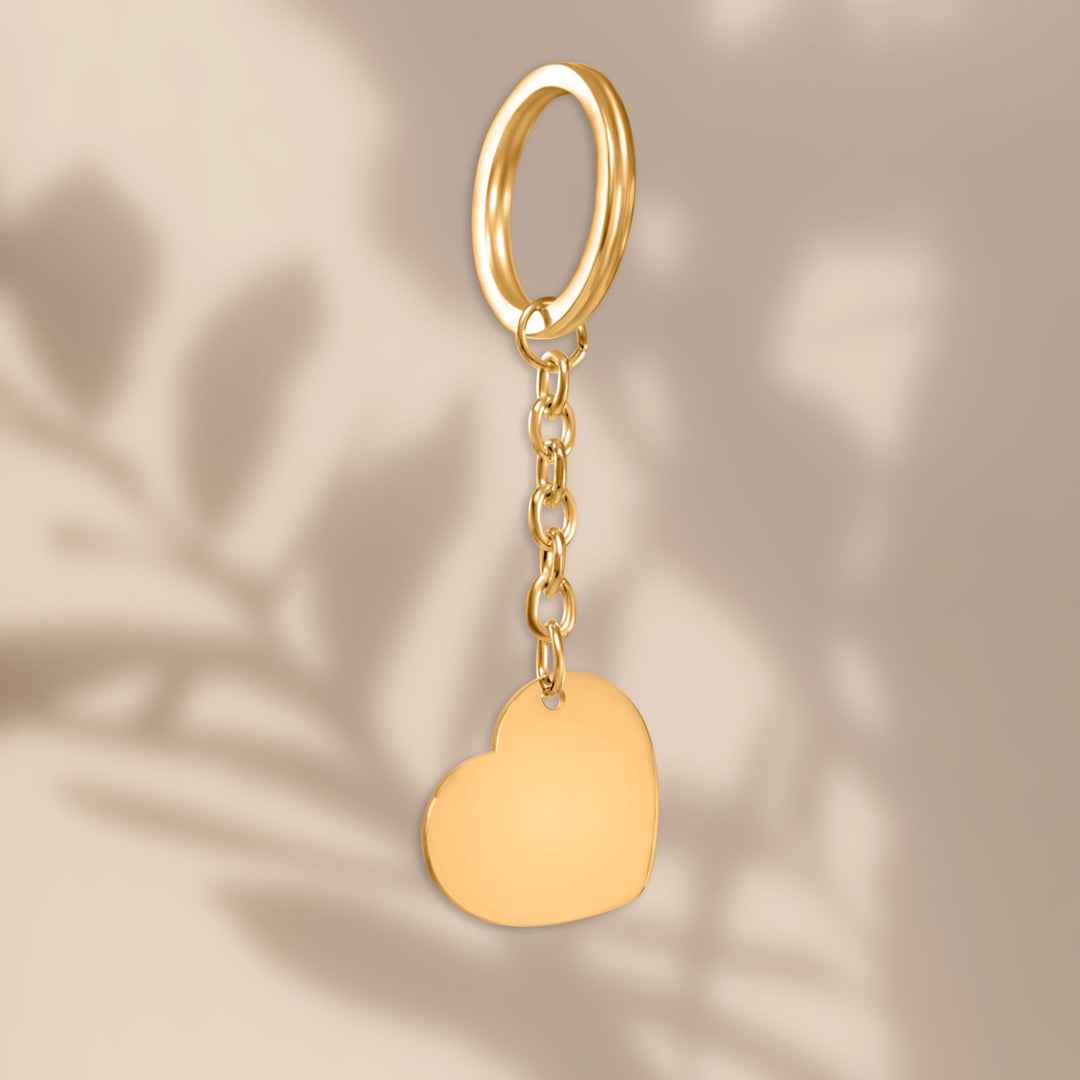 Loved by - Runic Heart Keychain