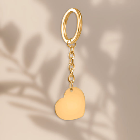 Loved by - Runic Heart Keychain