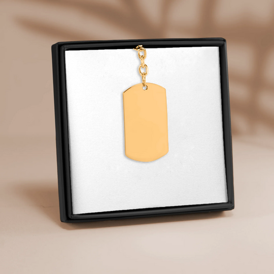 Blanko Tag Keychain