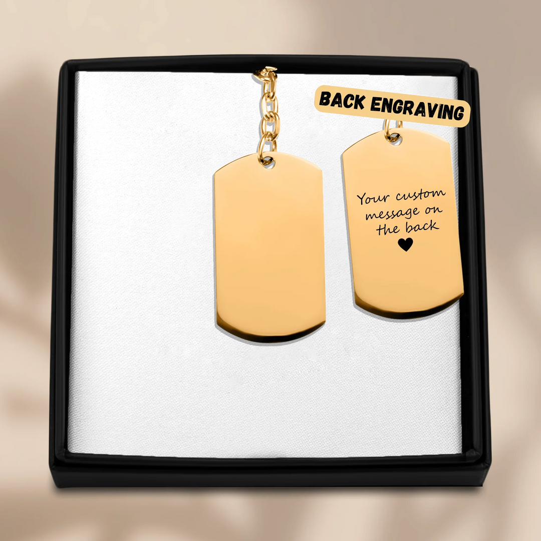Blanko Tag Keychain