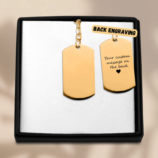 Blanko Tag Keychain