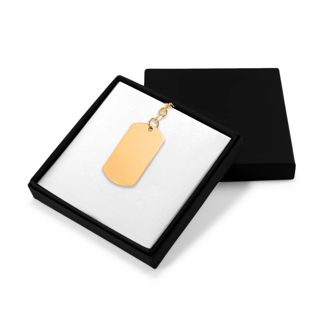 Blanko Tag Keychain