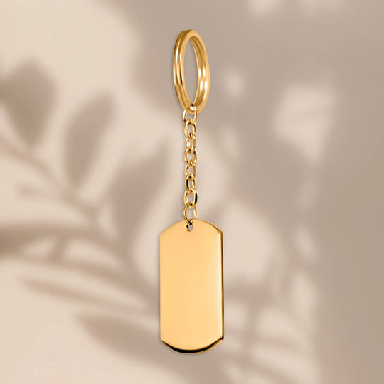 Blanko Tag Keychain