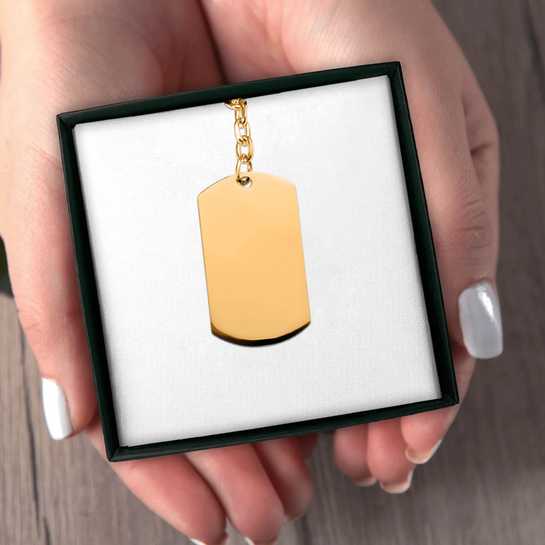Blanko Tag Keychain